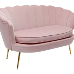 KARE Design Sofa Water Lily 2-Sitzer Rosa- Sofas & Couches
