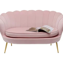 KARE Design Sofa Water Lily 2-Sitzer Rosa- Sofas & Couches