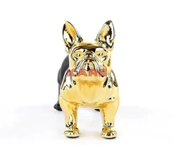 KARE Design Spardose Bulldog Gold-Schwarz- Deko & Geschenkartikel