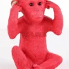 KARE Design Spardose Monkey Kikazaru Rot- Deko & Geschenkartikel