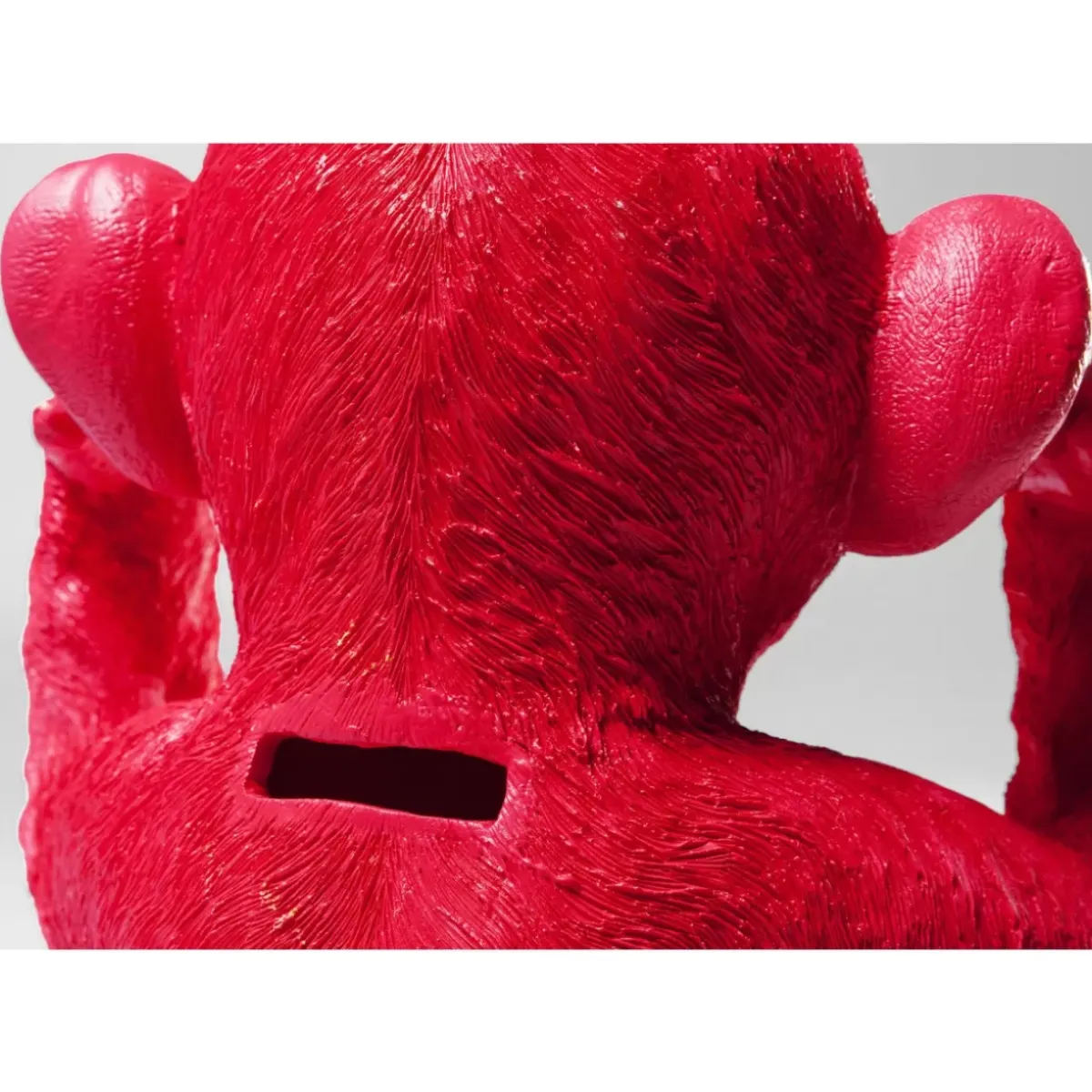 KARE Design Spardose Monkey Kikazaru Rot- Deko & Geschenkartikel
