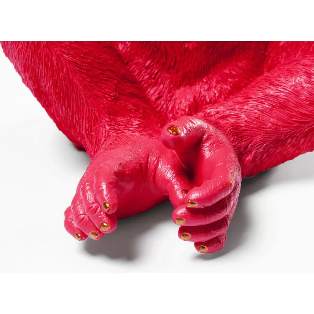 KARE Design Spardose Monkey Kikazaru Rot- Deko & Geschenkartikel