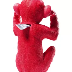 KARE Design Spardose Monkey Kikazaru Rot- Deko & Geschenkartikel