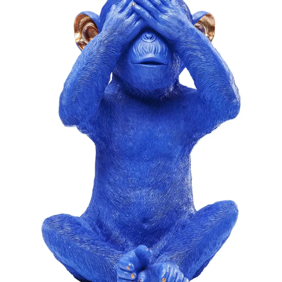 KARE Design Spardose Monkey Mizaru Blau- Deko & Geschenkartikel