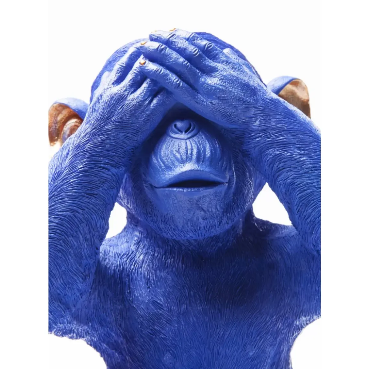 KARE Design Spardose Monkey Mizaru Blau- Deko & Geschenkartikel