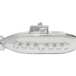 KARE Design Spardose Submarine Silber 11Cm- Deko & Geschenkartikel
