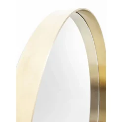 KARE Design Spiegel Curve Round Brass O60Cm- Spiegel