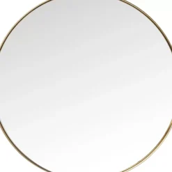 KARE Design Spiegel Curve Round Brass O100Cm- Spiegel