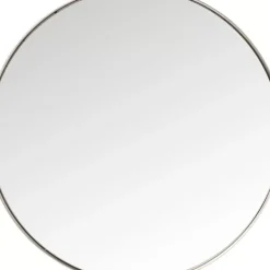 KARE Design Spiegel Curve Round Stainless Steel O100Cm- Spiegel