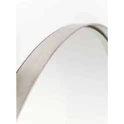 KARE Design Spiegel Curve Round Stainless Steel O100Cm- Spiegel