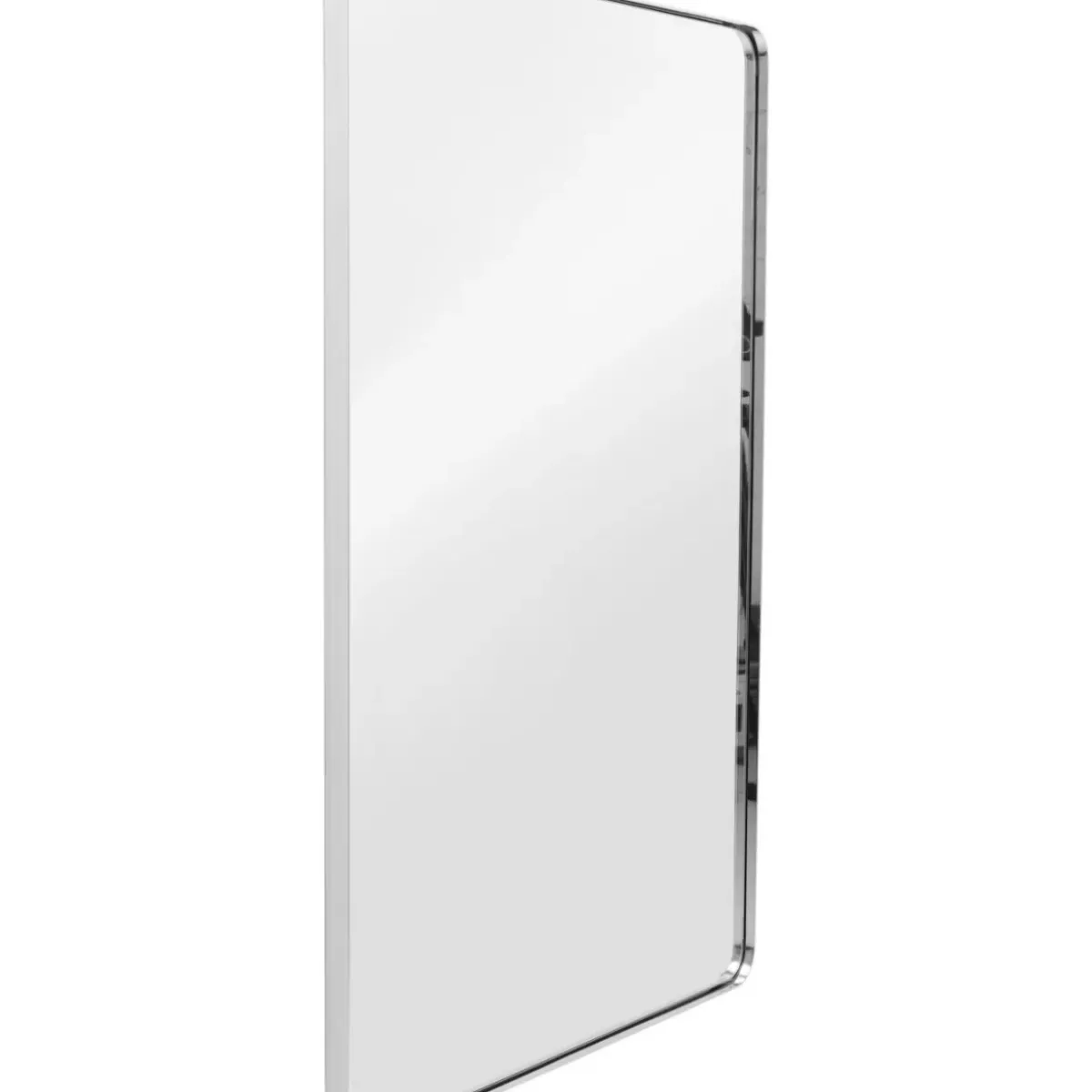 KARE Design Spiegel Curvy Chrom Look 80X120Cm- Spiegel