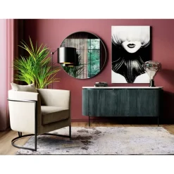 KARE Design Spiegel Curvy Chrom Look O100- Spiegel