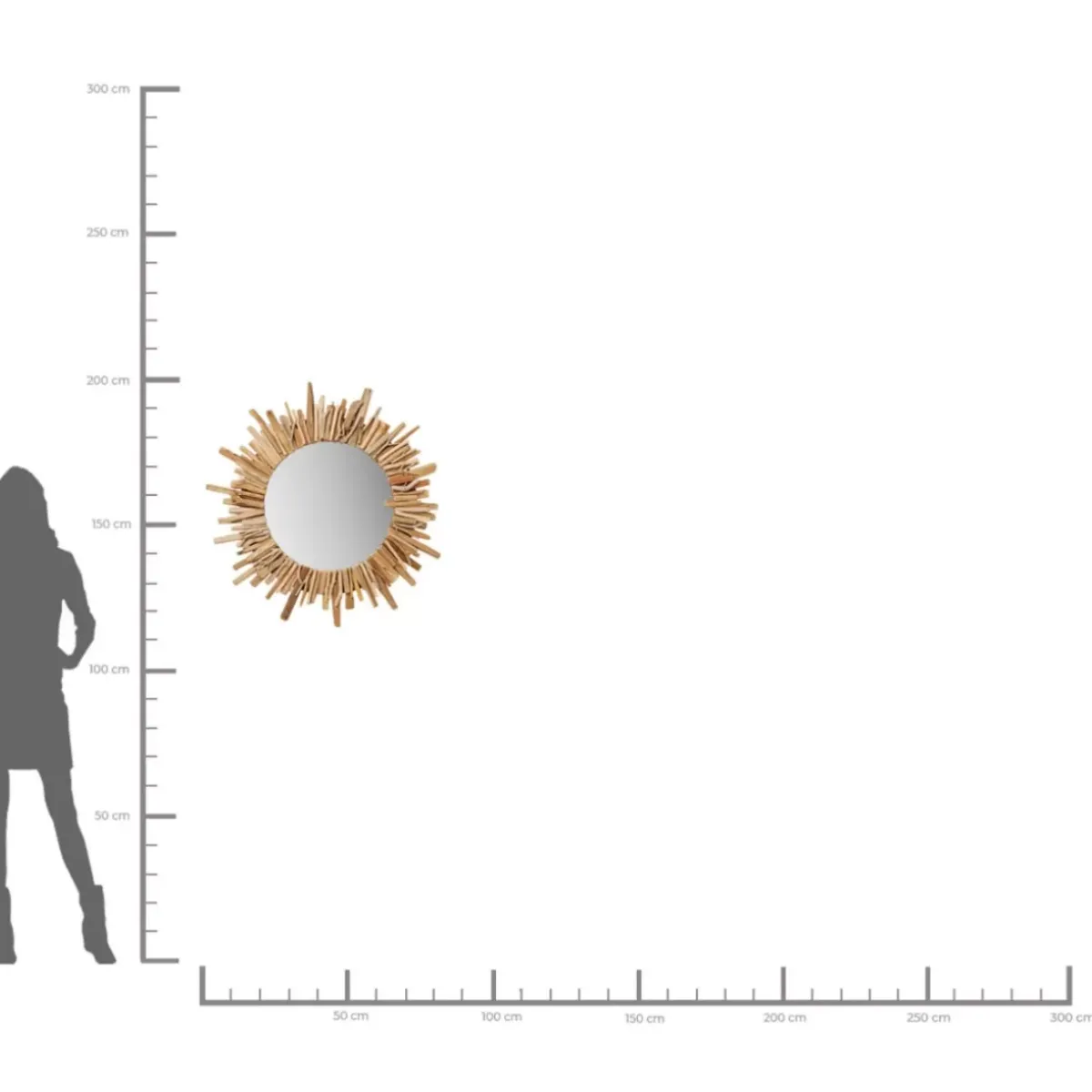 KARE Design Spiegel Legno O82Cm- Spiegel