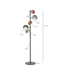 KARE Design Stehleuchte Calotta Antico 5Er- Steh & Bodenleuchten