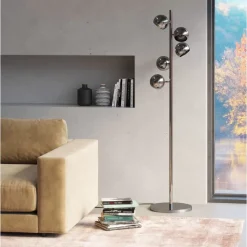 KARE Design Stehleuchte Calotta Chrome 5Er- Steh & Bodenleuchten
