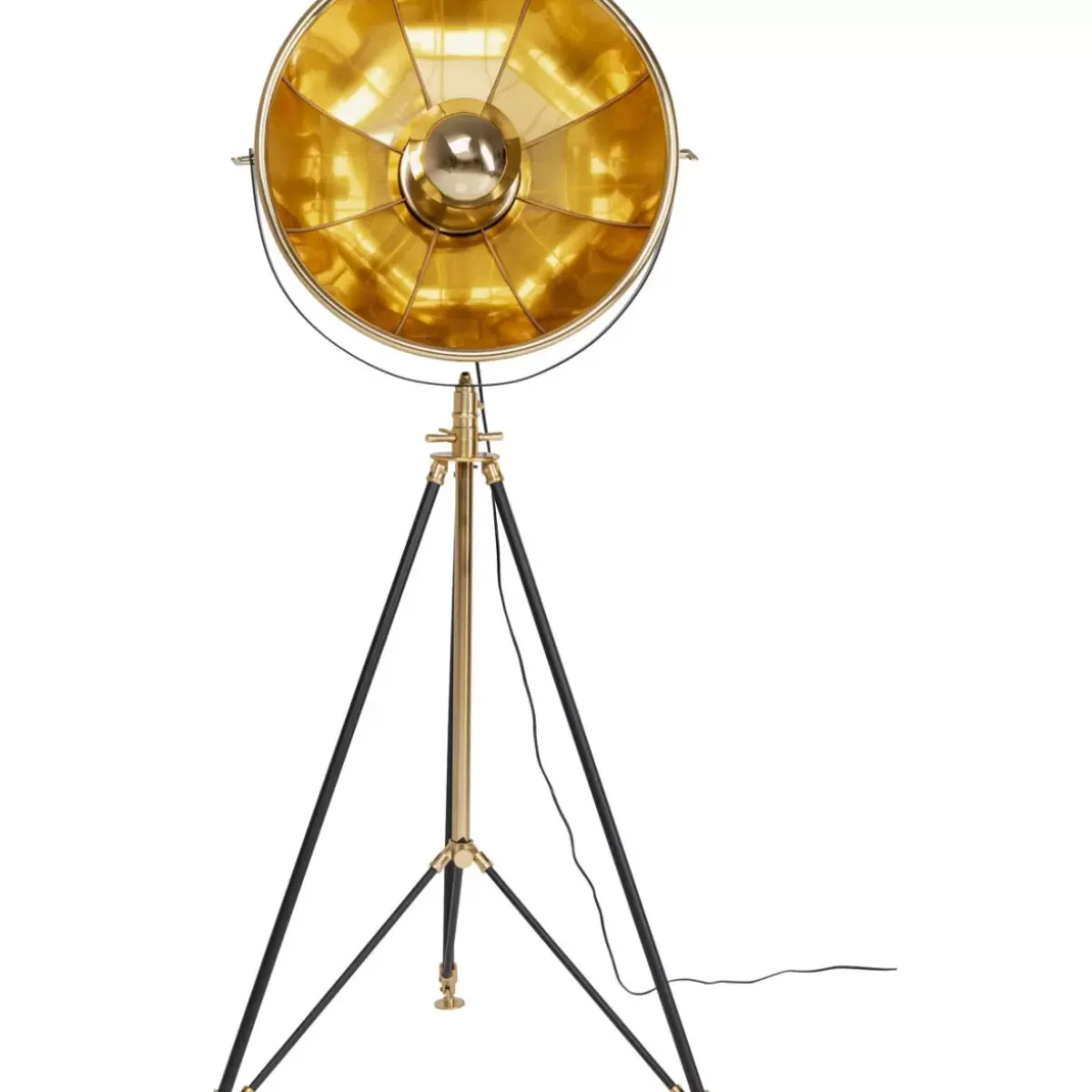 KARE Design Stehleuchte Cinema Gold 190Cm- Steh & Bodenleuchten