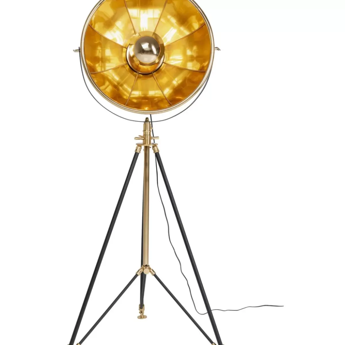 KARE Design Stehleuchte Cinema Gold 190Cm- Steh & Bodenleuchten