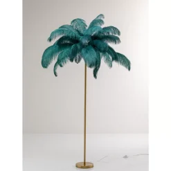 KARE Design Stehleuchte Feather Palm Grun 165Cm- Steh & Bodenleuchten