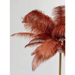 KARE Design Stehleuchte Feather Palm Rusty Red 165Cm- Steh & Bodenleuchten
