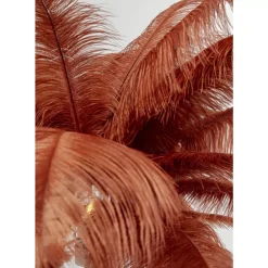 KARE Design Stehleuchte Feather Palm Rusty Red 165Cm- Steh & Bodenleuchten