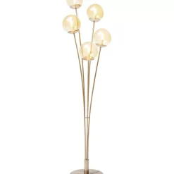KARE Design Stehleuchte Five Balls Amber Brass- Steh & Bodenleuchten
