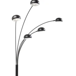 KARE Design Stehleuchte Five Fingers Schwarz Matt- Steh & Bodenleuchten