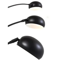 KARE Design Stehleuchte Five Fingers Schwarz Matt- Steh & Bodenleuchten