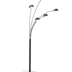 KARE Design Stehleuchte Five Fingers Schwarz Matt- Steh & Bodenleuchten