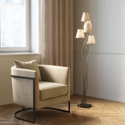 KARE Design Stehleuchte Flexible Berry Cinque- Steh & Bodenleuchten