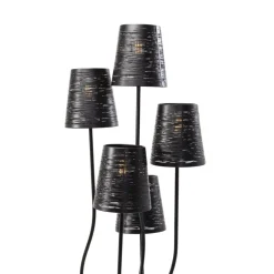 KARE Design Stehleuchte Flexible Black Cinque- Steh & Bodenleuchten