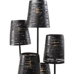 KARE Design Stehleuchte Flexible Black Cinque- Steh & Bodenleuchten