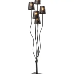 KARE Design Stehleuchte Flexible Black Cinque- Steh & Bodenleuchten