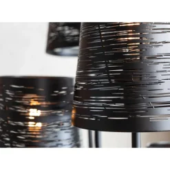 KARE Design Stehleuchte Flexible Black Cinque- Steh & Bodenleuchten