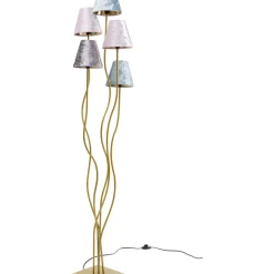 KARE Design Stehleuchte Flexible Velvet Brass Cinque- Steh & Bodenleuchten