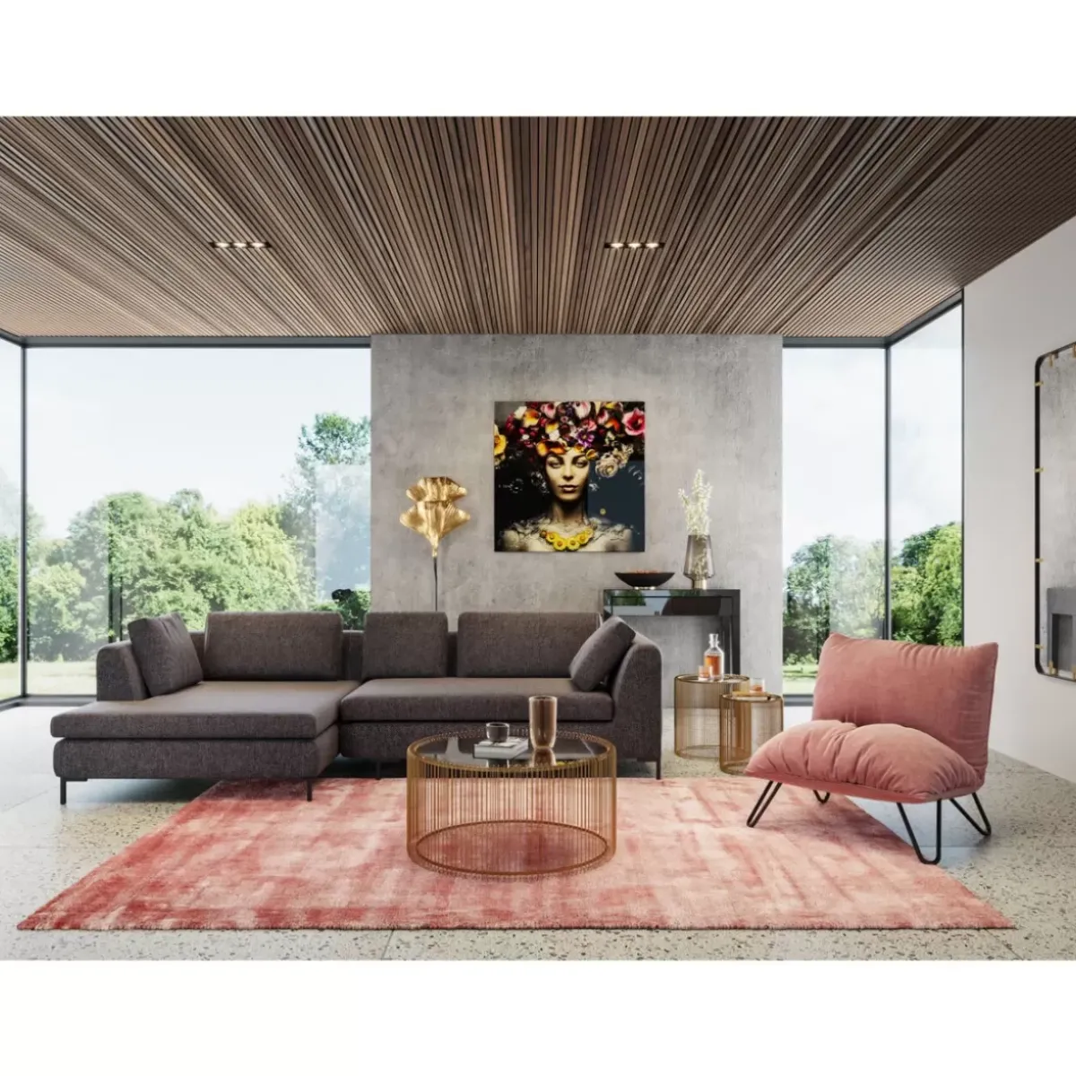 KARE Design Stehleuchte Ginkgo Due 172- Steh & Bodenleuchten