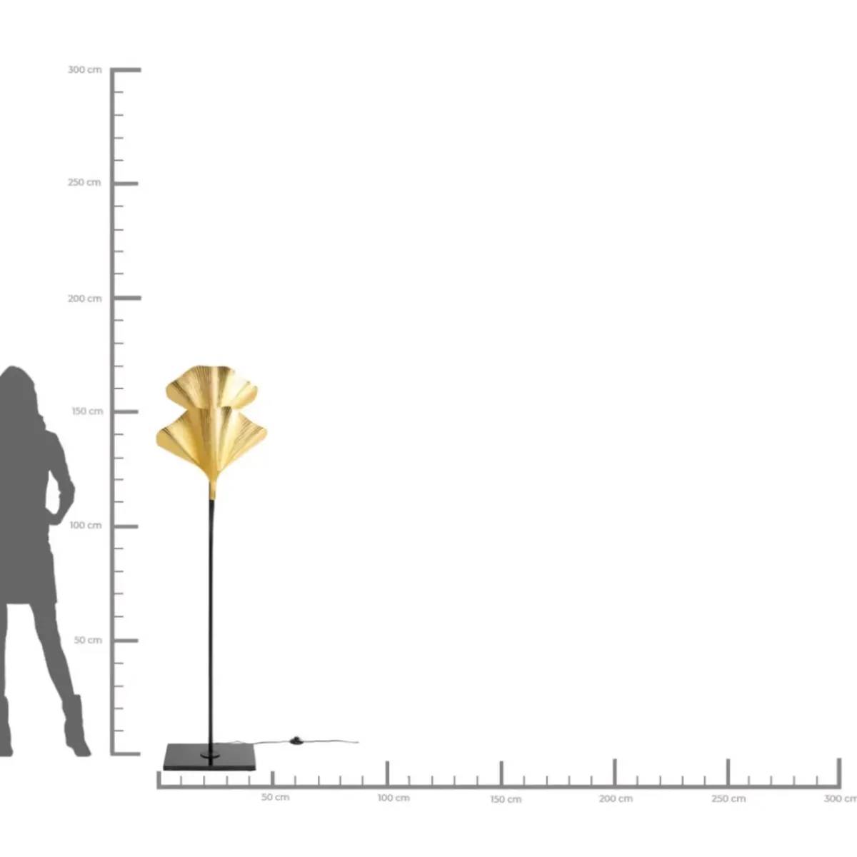 KARE Design Stehleuchte Ginkgo Due 172- Steh & Bodenleuchten
