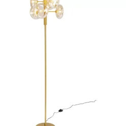 KARE Design Stehleuchte Headlight Brass 163Cm- Steh & Bodenleuchten