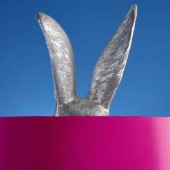 KARE Design Stehleuchte Hiding Rabbit Magenta- Stehleuchte