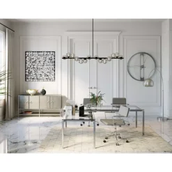 KARE Design Stehleuchte Lounge Satin Small Deal Econo- Steh & Bodenleuchten