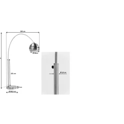 KARE Design Stehleuchte Lounge Small Deal Eco Matt Schwarz 175- Steh & Bodenleuchten