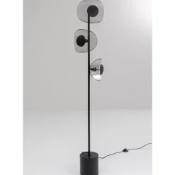 KARE Design Stehleuchte Mariposa Schwarz Smoke 160Cm- Steh & Bodenleuchten