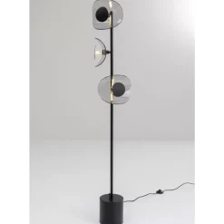 KARE Design Stehleuchte Mariposa Schwarz Smoke 160Cm- Steh & Bodenleuchten