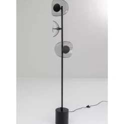 KARE Design Stehleuchte Mariposa Schwarz Smoke 160Cm- Steh & Bodenleuchten