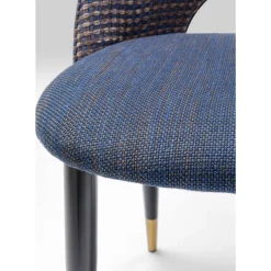 KARE Design Stuhl Hudson Blau- Stühle