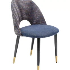 KARE Design Stuhl Hudson Blau- Stühle