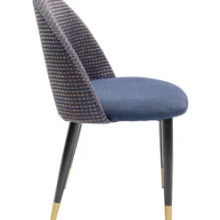 KARE Design Stuhl Hudson Blau- Stühle
