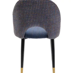 KARE Design Stuhl Hudson Blau- Stühle
