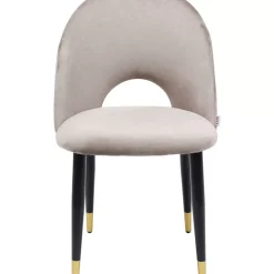 KARE Design Stuhl Iris Velvet Beige- Stühle