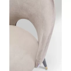 KARE Design Stuhl Iris Velvet Beige- Stühle