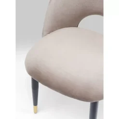 KARE Design Stuhl Iris Velvet Beige- Stühle